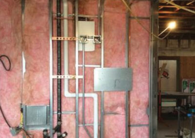 Process Piping - Installation of pipes in walls